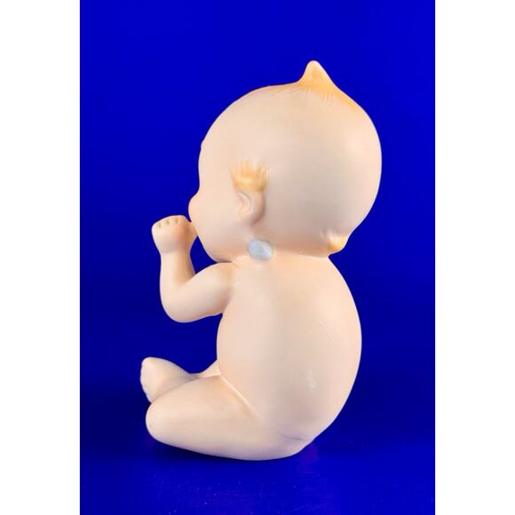 VTG Lefton Kewpie Doll Sucking Thumb Bisque Figurine 5" Cupid Baby Grannycore - Picture 4 of 10